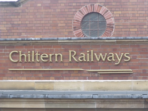 Birmingham Moor Street Station - new signs - Chiltern Railways